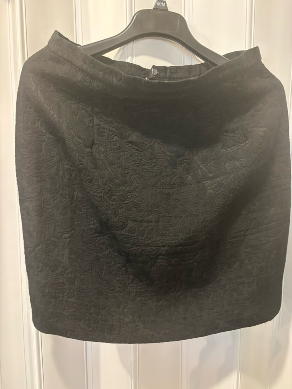 Classic Black Textured Women’s Skirt Size 12